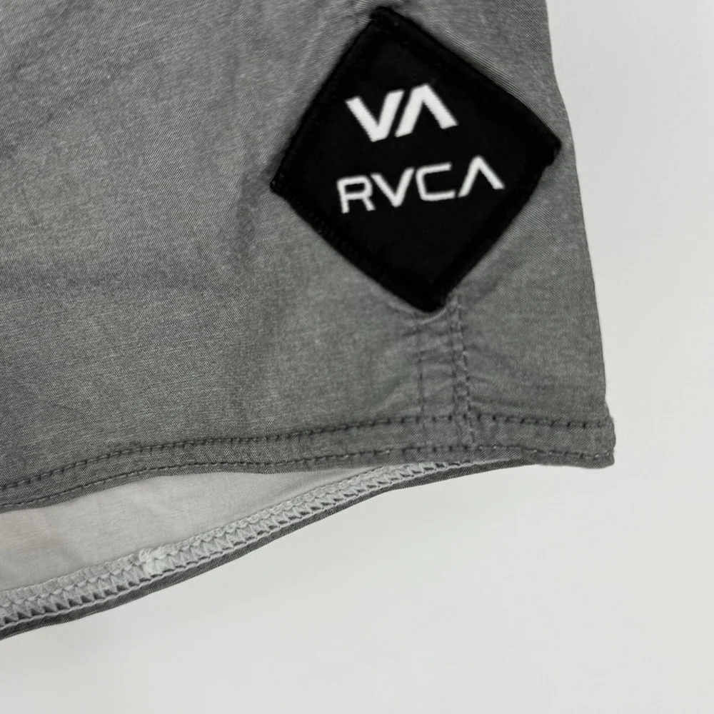RVCA Gray Men’s Balance Board Shorts Lace Up Size 30